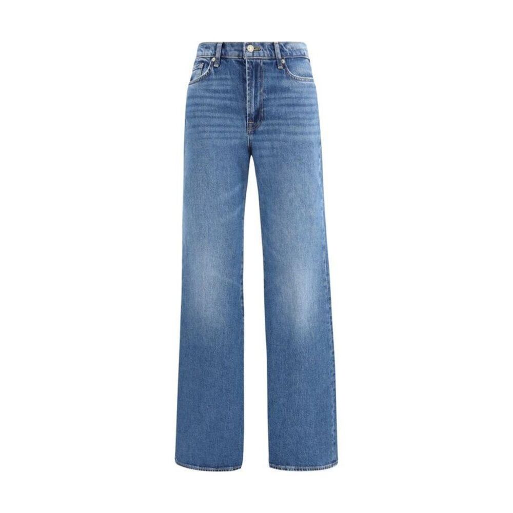 7FOR Cotton Flared Jeans Women Blue Jeans & Pants
